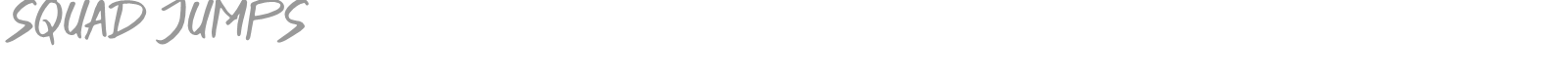 Squad Jumps font preview